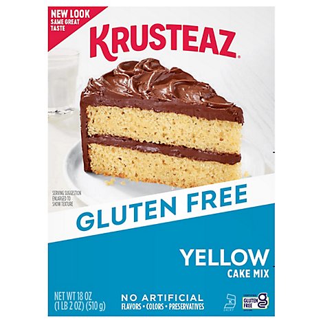 Krusteaz Gluten Free Yellow Cake Mix - 18 Oz