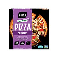 Alpha Foods Pizza Plant Based Supreme - 6 Oz - Image 1