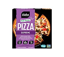 Alpha Foods Pizza Plant Based Supreme - 6 Oz
