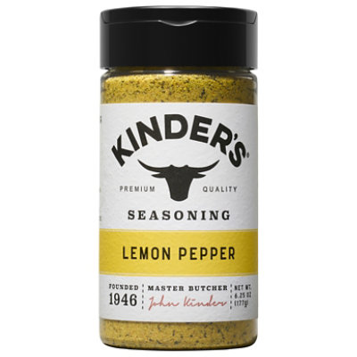 Kinder's Lemon Pepper Seasoning Mix - 6.75 Oz - Image 1