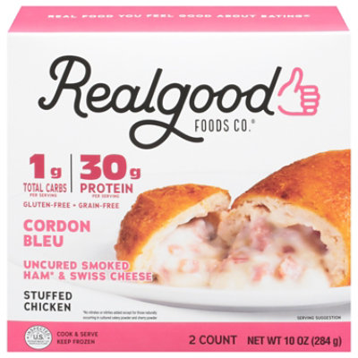 Stuffed Chicken Breast Cordon Bleu 10 Oz shaws
