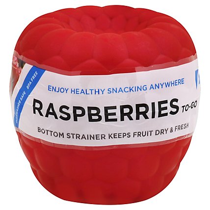 Hutzler Raspberries To Go Container - Each - Image 1