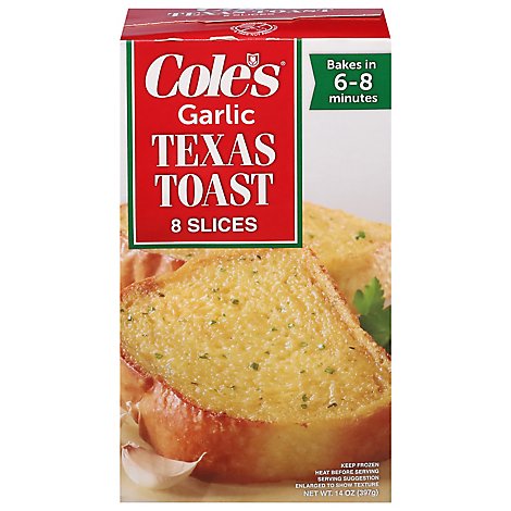 Coles Big Texan Garlic Toast - 14 Oz