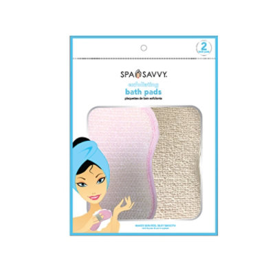 Exfoliating Bath Pads - 2 Count