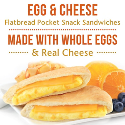 Sandwich Bros Sandwiches Flatbread Pocket Egg & Cheese -6-15 Oz - Image 2