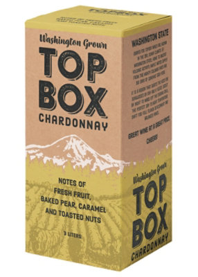 Top Box Wine Chardonnay - 3 Liter - Image 1