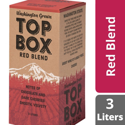Top Box Wine Red Blend - 3 Liter