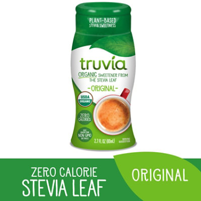 Truvia Organic Zero Calorie Liquid Stevia Original Flavor Sweetener Bottle - 2.7 Oz - Image 2