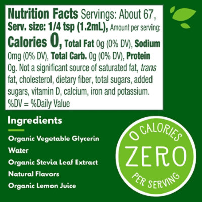 Truvia Organic Zero Calorie Liquid Stevia Original Flavor Sweetener Bottle - 2.7 Oz - Image 4