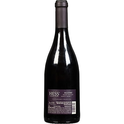 Hess Collection Napa Valley Allomi Pinot Noir Wine - 750 Ml - Image 4