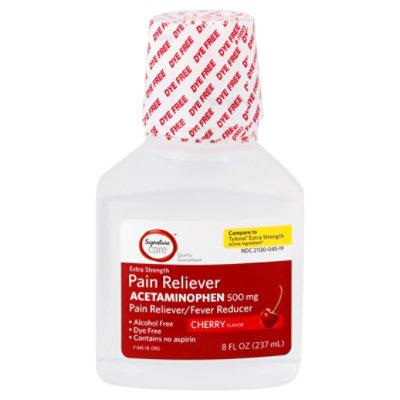 Signature Select/Care Acetaminophen Liquid 1000mg - 8 Fl. Oz. - Image 3