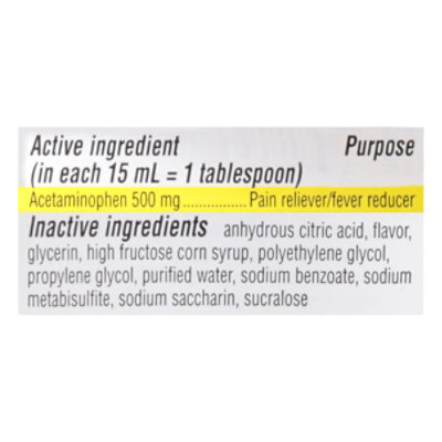 Signature Select/Care Acetaminophen Liquid 1000mg - 8 Fl. Oz. - Image 4