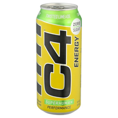 Cellucor C4 Original Energy Drink Zero Sugar Sparkling Twisted Limeade - 16 Fl. Oz.