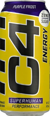 Cellucor C4 Original Energy Drink Zero Sugar Sparkling Purple Frost - 16 Fl. Oz. - Image 2