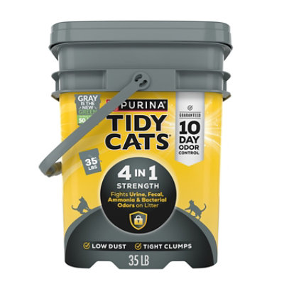 Tidy Cats Cat Litter 4-In-1 Strength - 35 Lb - Image 1