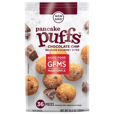 Good Food Puffs Pancake Chocolate Chip - 11.3 Oz
