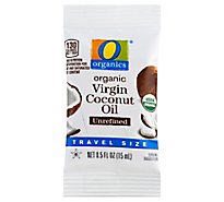 O Organics Organic Virgin Coconut Oil Unrefined Travel Size - 10-0.5 Fl. Oz.
