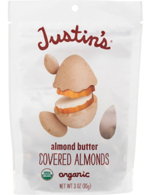 Justins Almond Butter Covered Almond Org - 3 Oz - Image 3