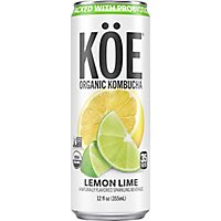 Koe Kombucha Lemon Lime - 12 Fl. Oz. - Image 2