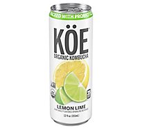 Koe Kombucha Lemon Lime - 12 Fl. Oz.