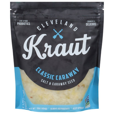 Cleveland Kraut Sauerkraut Classic Caraway - 16 Oz - Image 1