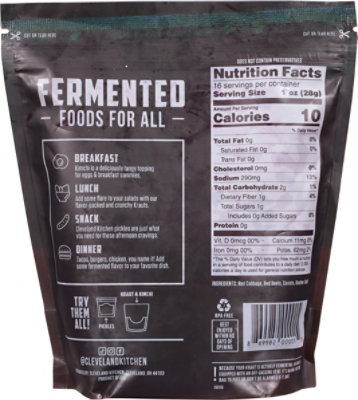 Cleveland Kraut Sauerkraut Beet Red - 16 Oz - Image 5