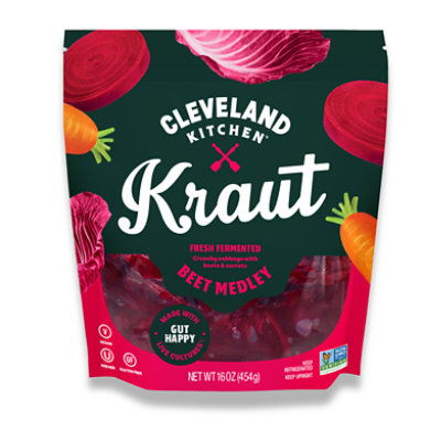 Cleveland Kraut Sauerkraut Beet Red - 16 Oz - Image 2
