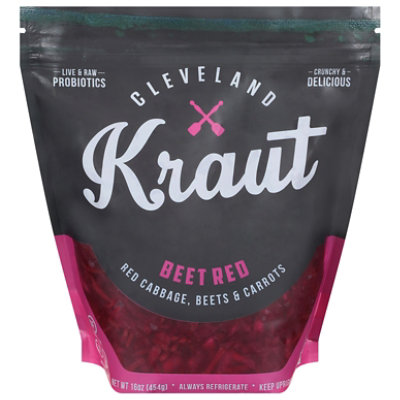 Cleveland Kraut Sauerkraut Beet Red - 16 Oz
