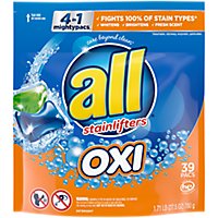 all Mighty Pacs OXI Laundry Detergent Pacs - 39 Count - Image 1