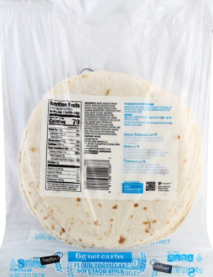 Signature SELECT Soft Taco Flour Tortillas 8 Count - 12 Oz - Image 4