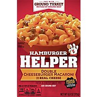Hamburger Helper Pasta & Cheesy Sauce Mix Double Cheeseburger Macaroni - 6 Oz - Image 2