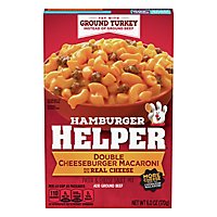 Hamburger Helper Pasta & Cheesy Sauce Mix Double Cheeseburger Macaroni - 6 Oz - Image 1