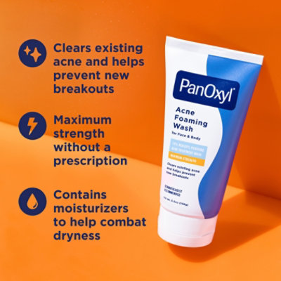 Panoxyl 10% Acne Foaming Wash - 5.5 Oz. - Image 2