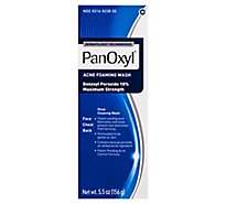 Panoxyl 10% Acne Foaming Wash - 5.5 Oz.