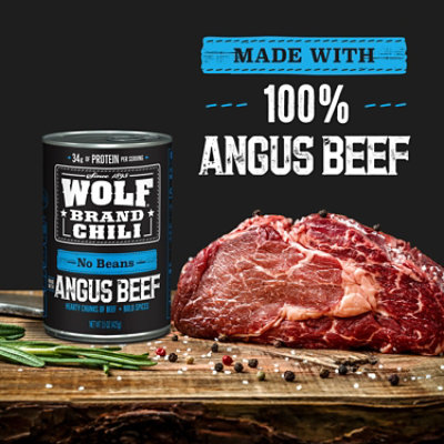 Wolf Brand Angus No Beans Chili - 15 Oz - Image 2