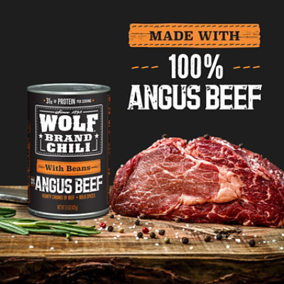 Wolf Brand Angus With Beans Chili - 15 Oz - Image 2