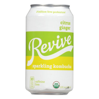 Revive Kombucha Citrus Ginger
