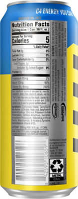 Cellucor C4 Original Energy Drink Zero Sugar Sparkling Frozen Bombsicle - 16 Fl. Oz. - Image 6