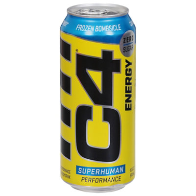 Cellucor C4 Original Energy Drink Zero Sugar Sparkling Frozen Bombsicle - 16 Fl. Oz.