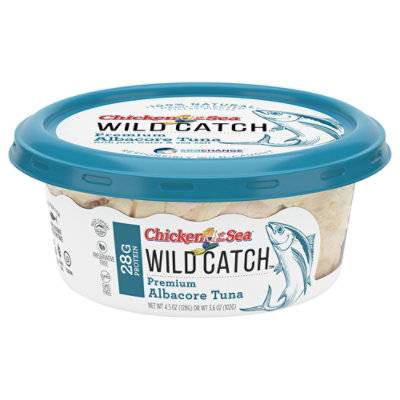 Chicken of the Sea Wild Catch Tuna Premium Albacore - 4.5 Oz