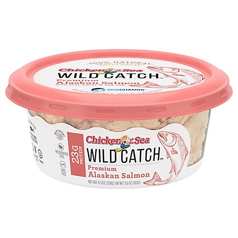 Chicken of the Sea Wild Catch Salmon Premium Alaskan - 4.5 Oz