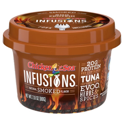 Chicken of the Sea Infusions Tuna Natural Smoked - 2.8 Oz