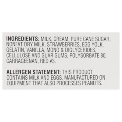 Wilcoxson's Strawberry Premium Ice Cream - 0.5 Gallon - Image 4