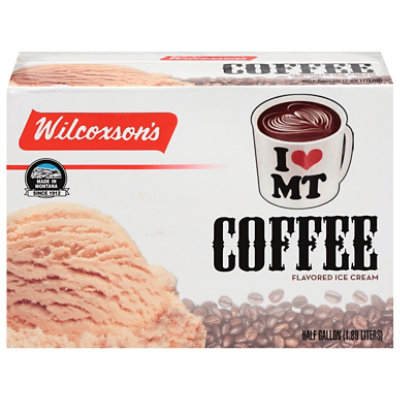 Wilcoxson's Coffee Ice Cream - 0.5 Gallon - Image 1