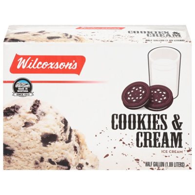 Wilcoxson's Cookies & Cream Ice Cream - 0.5 Gallon - Image 2