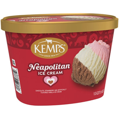 Kemps Old Fashioned Neapolitan Ice Cream - 48 Oz - Image 4