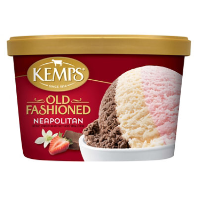 Kemps Old Fashioned Neapolitan Ice Cream - 48 Oz - Image 1