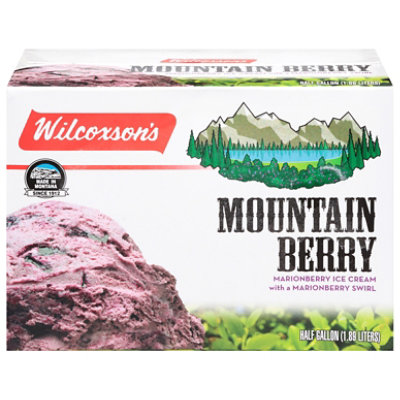 Wilcoxson's Mountain Berry Ice Cream - 0.5 Gallon - Image 1