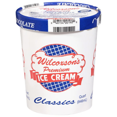 Wilcoxson's Chocolate & Peanut Butter Swirl Ice Cream - 1 Quart - Image 2