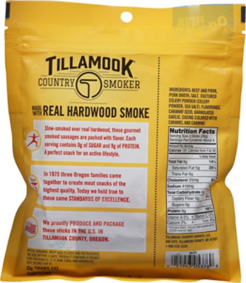 Tillamook Sausage Smoked Original Zero Sugar 12 Count - 4 Oz - Image 6